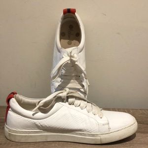 Boden White Leather Sneakers